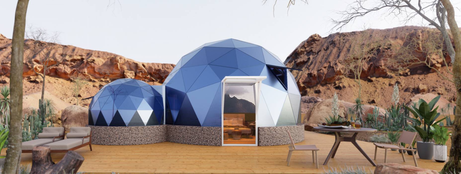 咸丰县球形智能光伏玻璃星空房